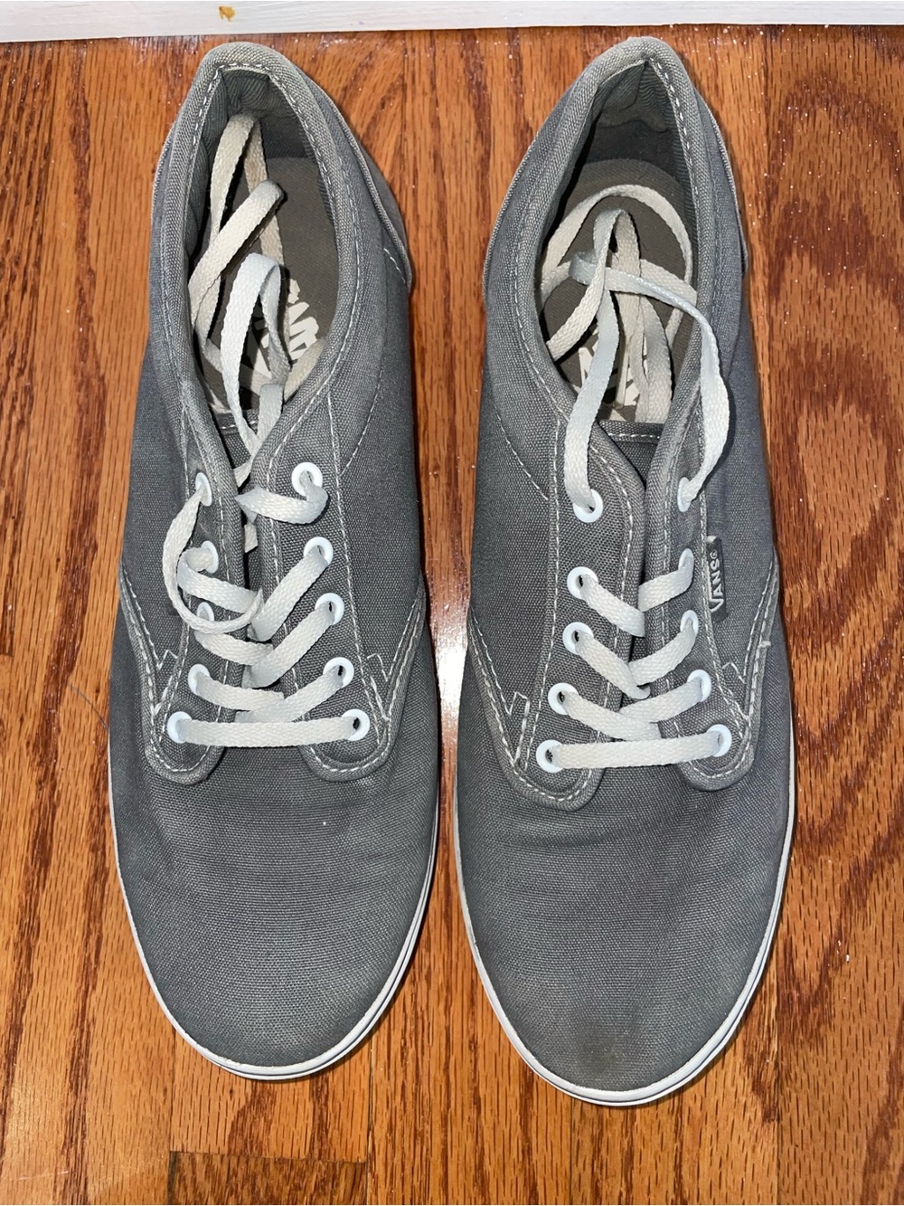 Vans Atwood Low Pewter Gray Canvas Skate Shoes – Women's Size 8